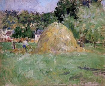 Berthe Morisot : Haymakers at Bougival